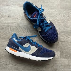 Suede Trimmed  Vintage look Nikes (7.5)